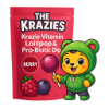 Picture of Kids Immunity Kit - Berry Vitamin Lollipops + Probiotics | The Krazies - 30 Day Auto Ship Subscription
