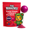 Picture of Kids Immunity Kit - Berry Vitamin Lollipops + Probiotics | The Krazies - 30 Day Auto Ship Subscription